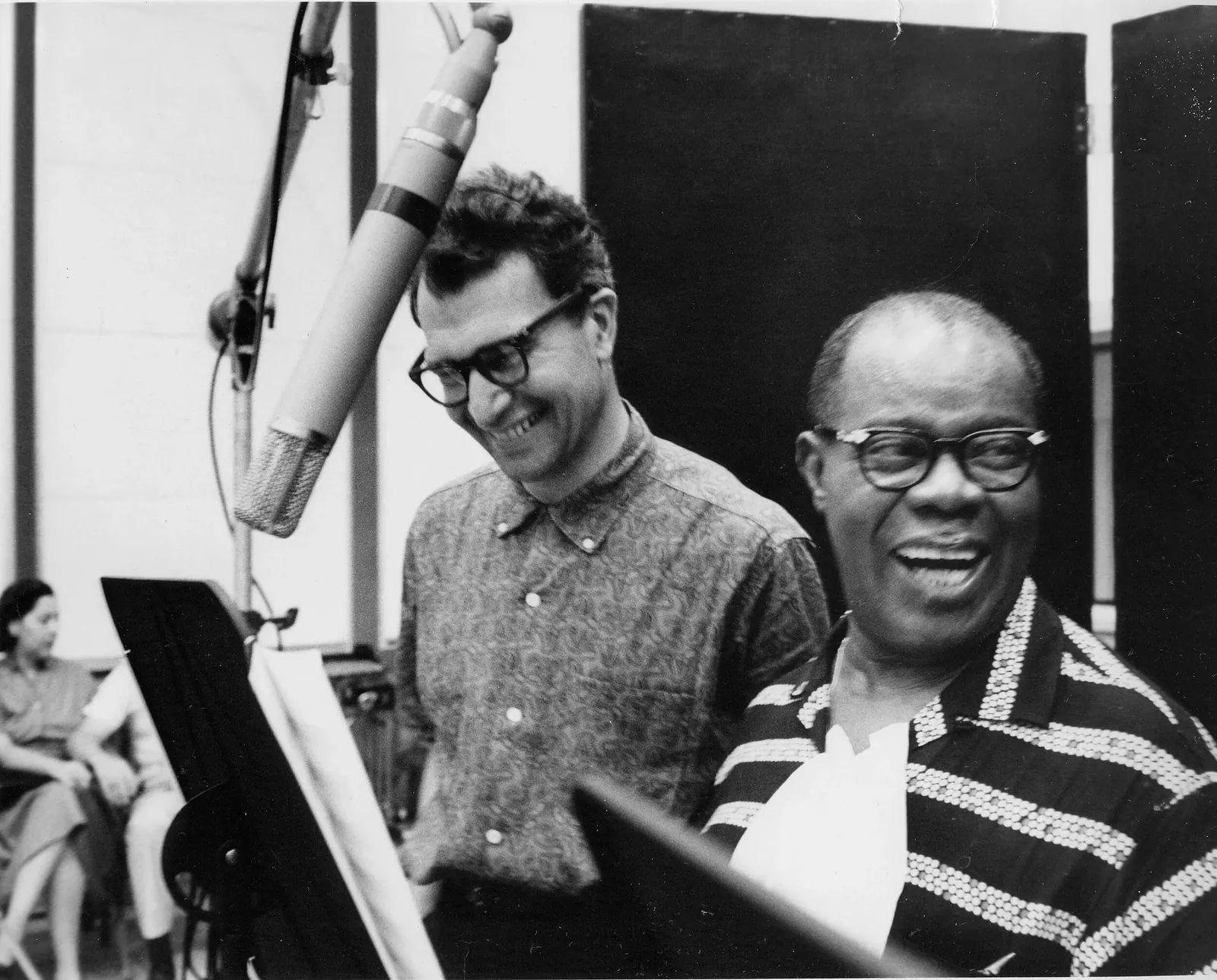 Brubeck and Louis Armstrong, recording